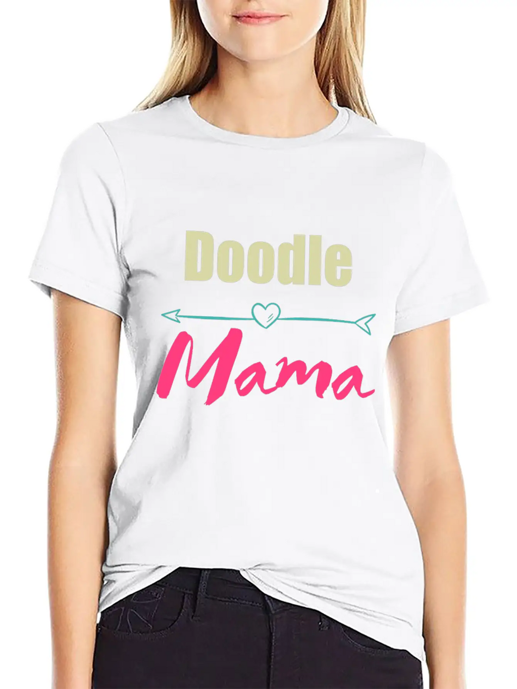 Doodle Mama Stylish Everyday T-Shirt – Unisex Basic Cotton Tee