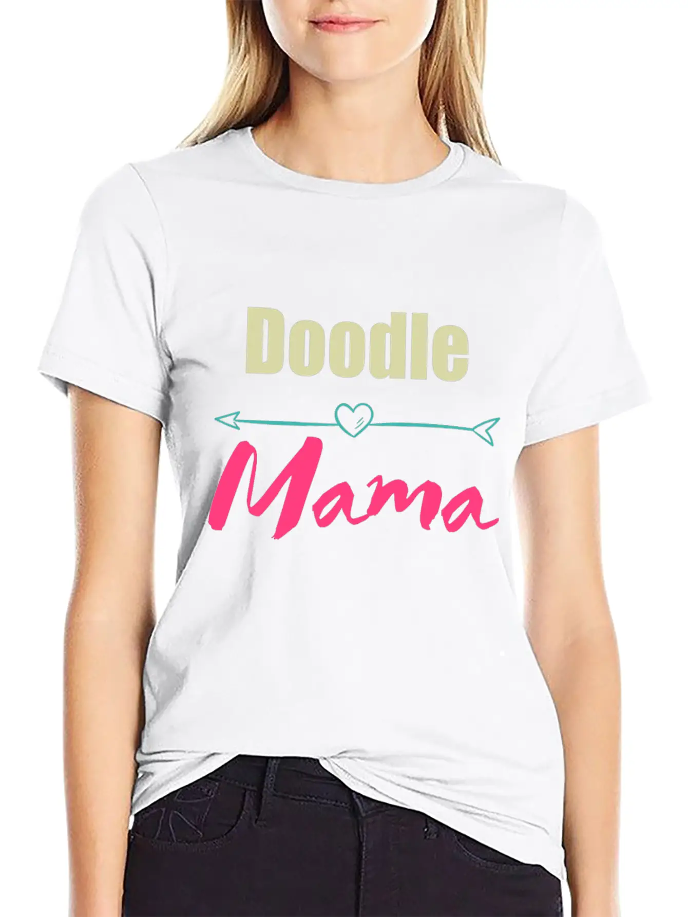 Doodle Mama Stylish Everyday T-Shirt – Unisex Basic Cotton Tee
