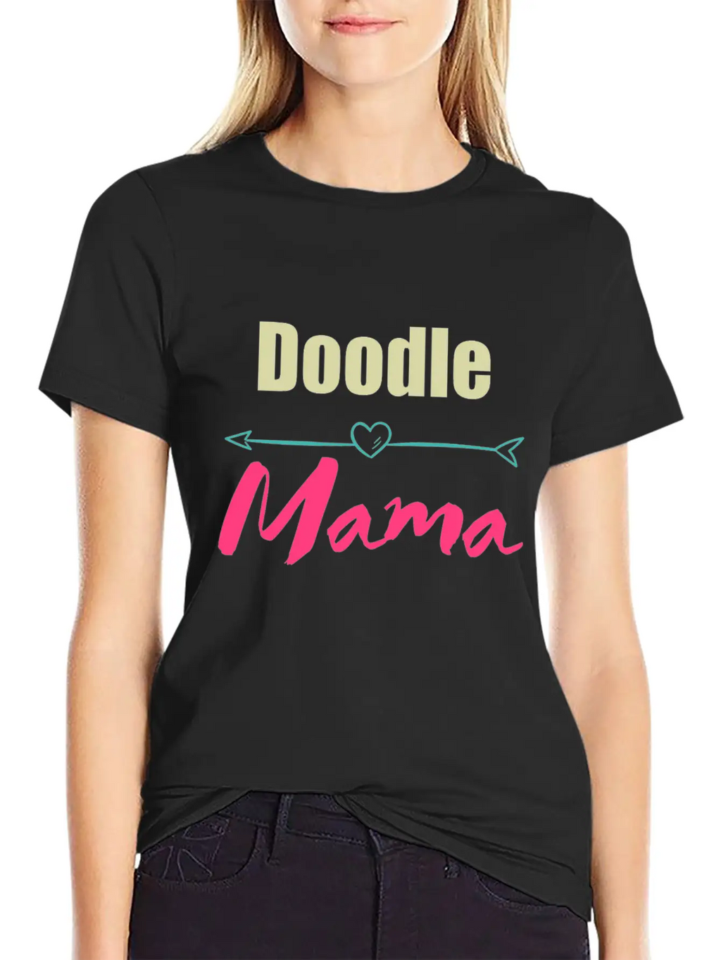 Doodle Mama Stylish Everyday T-Shirt – Unisex Basic Cotton Tee