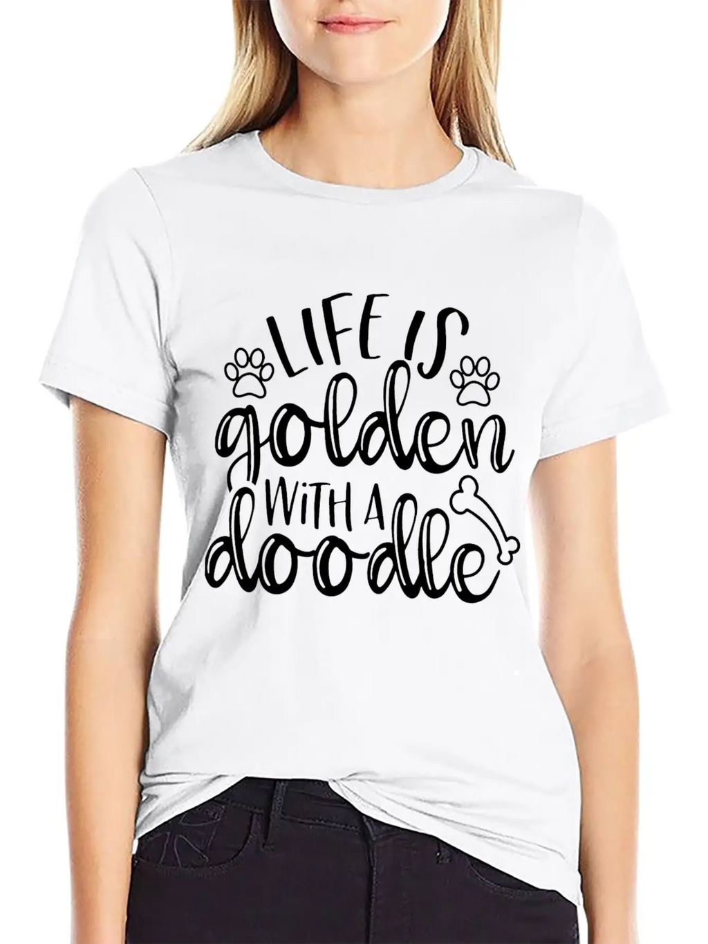 Doodle Shirt T Shirt, Golden Doodle Gifts Essential Cotton Tee For Daily Outfits – Unisex Style