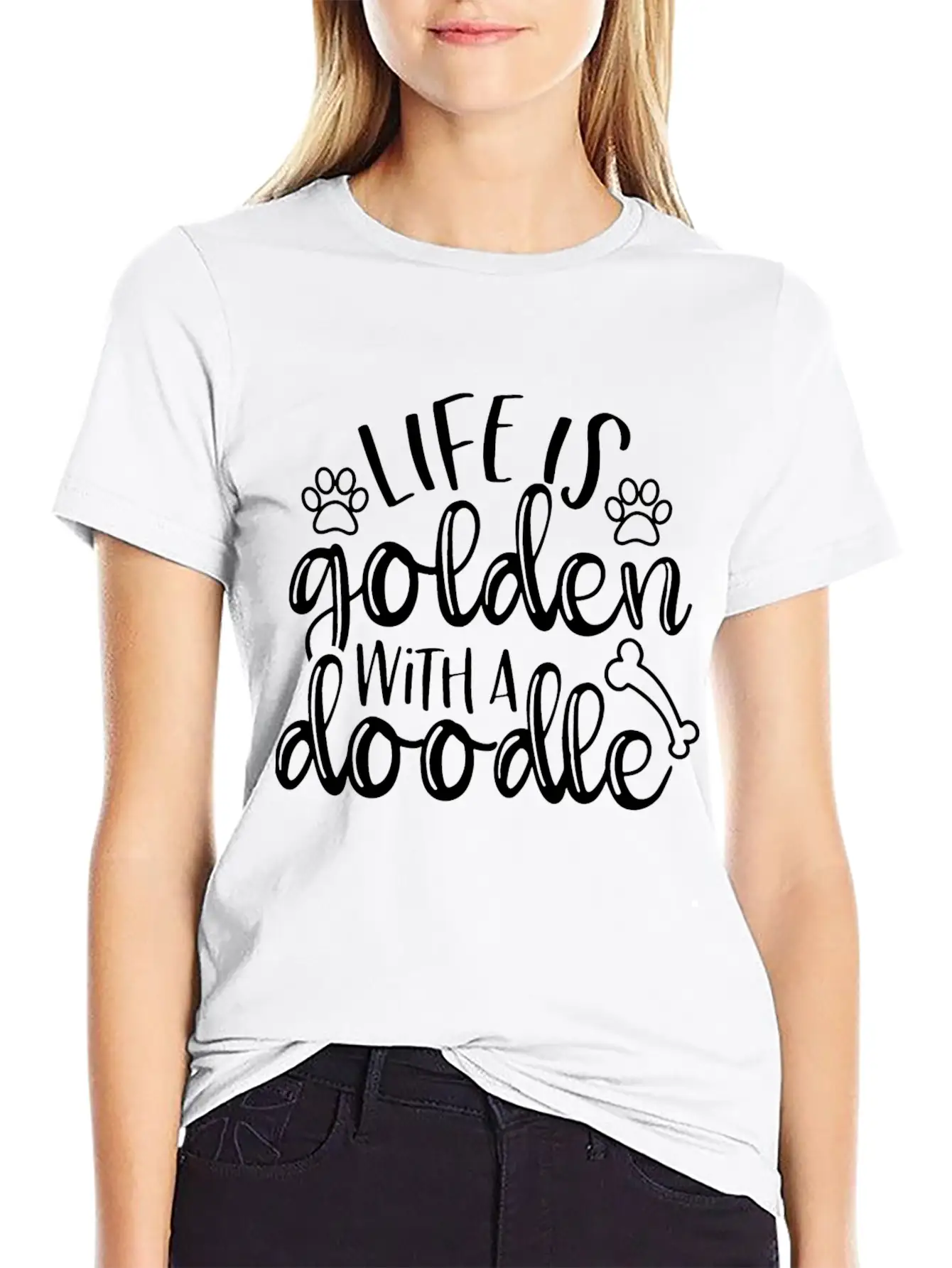 Doodle Shirt T Shirt, Golden Doodle Gifts Essential Cotton Tee For Daily Outfits – Unisex Style