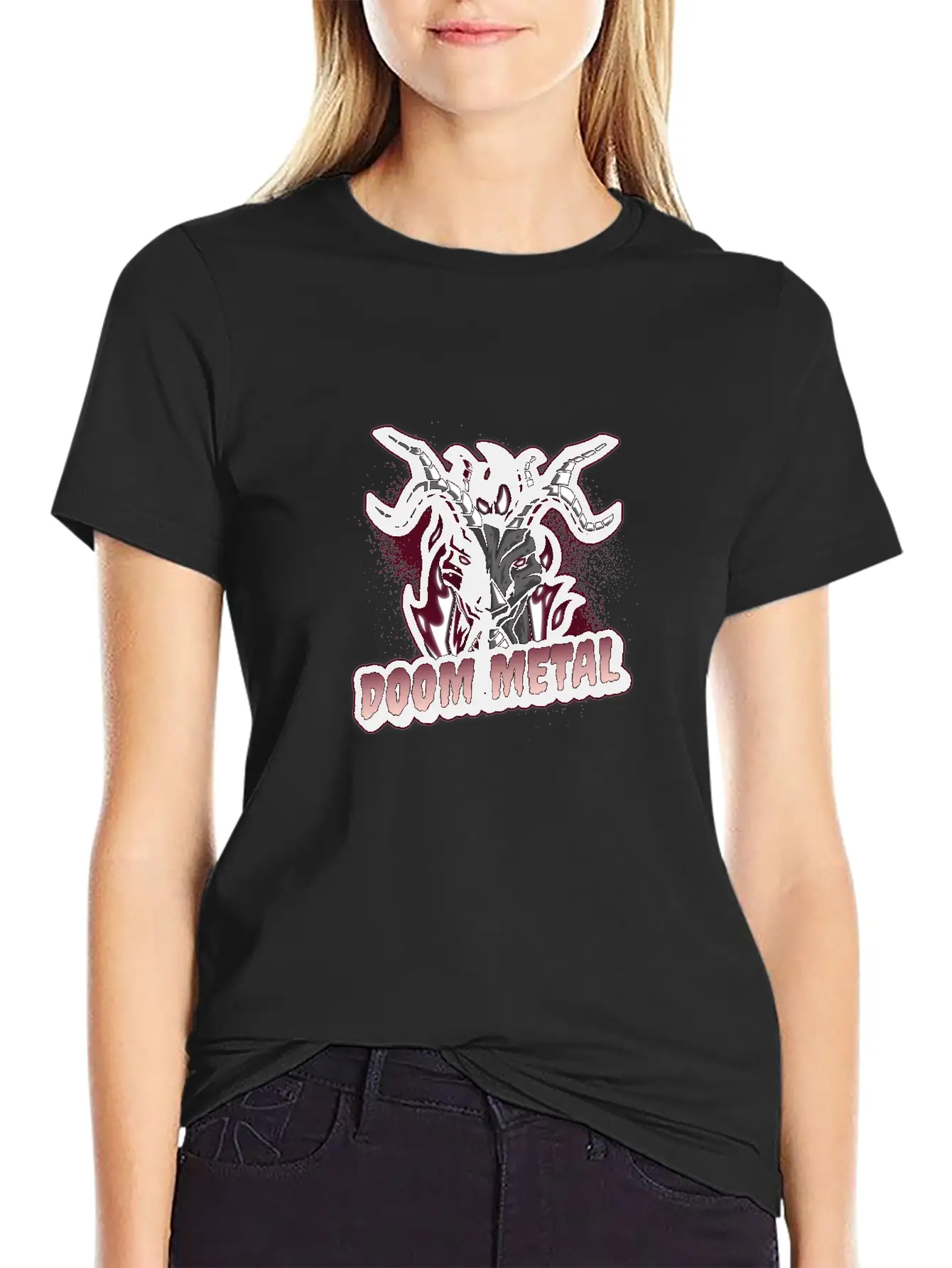 Doom Metal Classic Cotton Tee – Unisex Comfort For Any Season