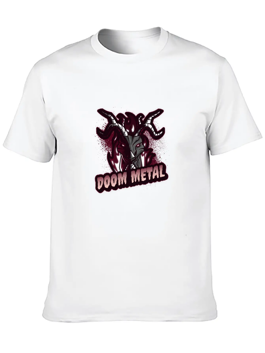 Doom Metal Classic Cotton Tee – Unisex Comfort For Any Season