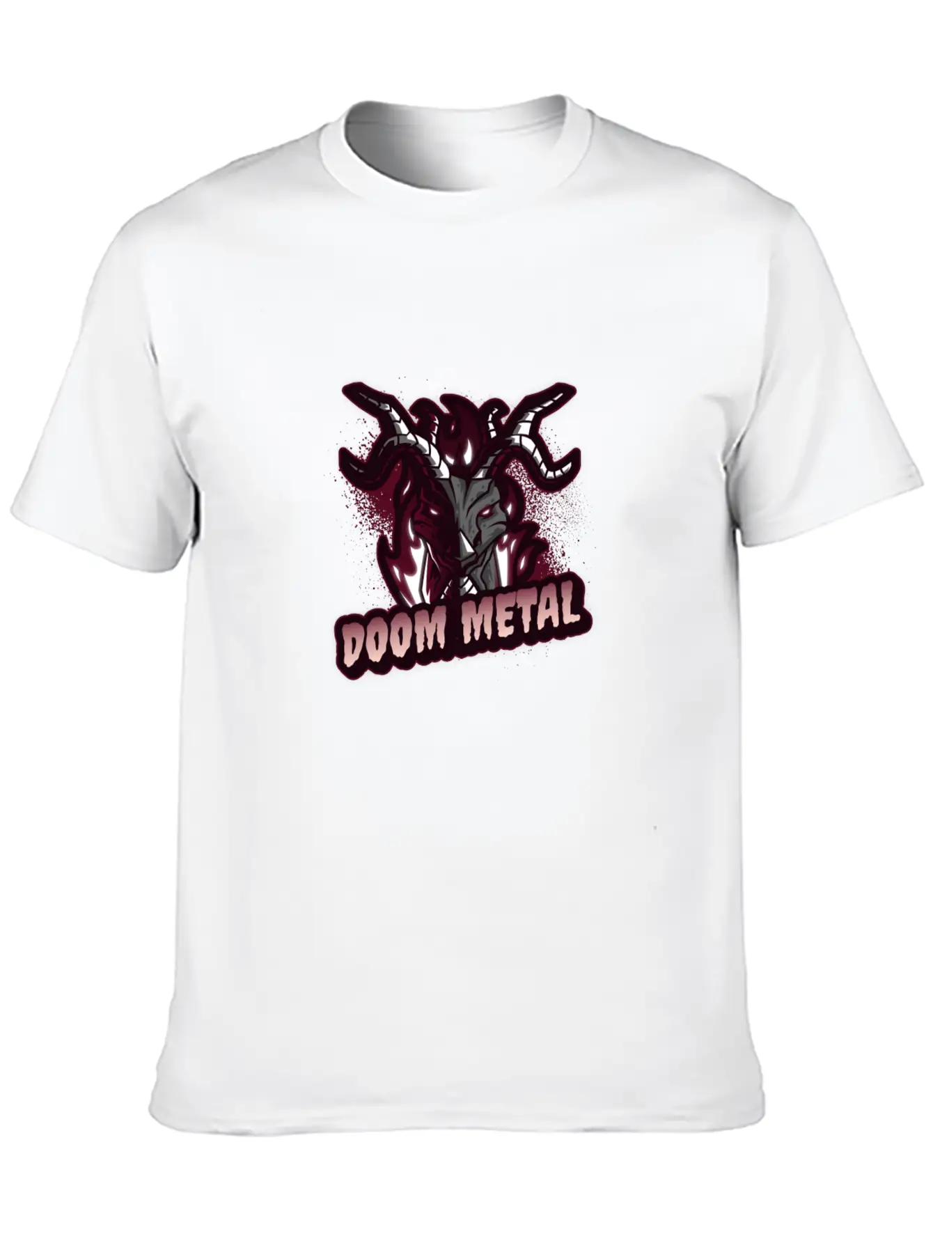 Doom Metal Classic Cotton Tee – Unisex Comfort For Any Season