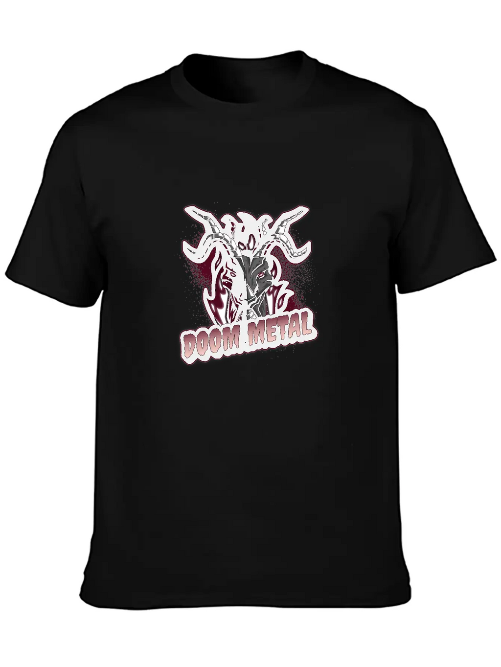 Doom Metal Classic Cotton Tee – Unisex Comfort For Any Season