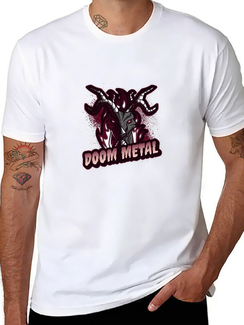 Doom Metal Classic Cotton Tee – Unisex Comfort For Any Season