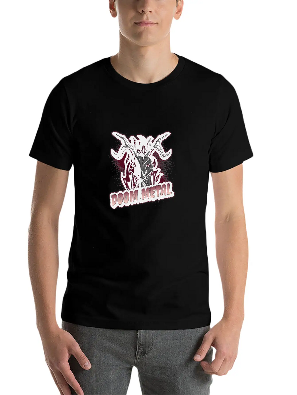 Doom Metal Classic Cotton Tee – Unisex Comfort For Any Season