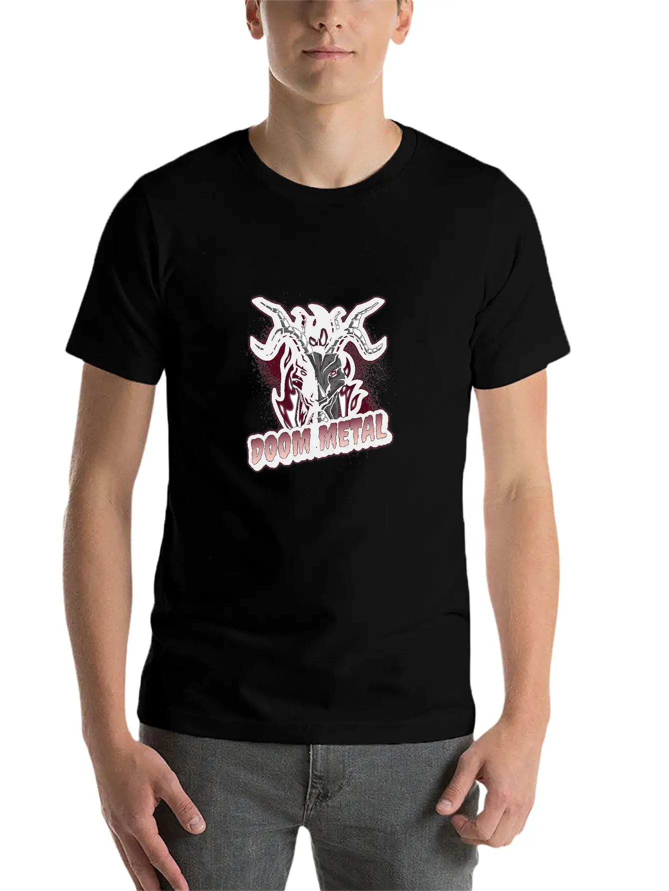 Doom Metal Classic Cotton Tee – Unisex Comfort For Any Season