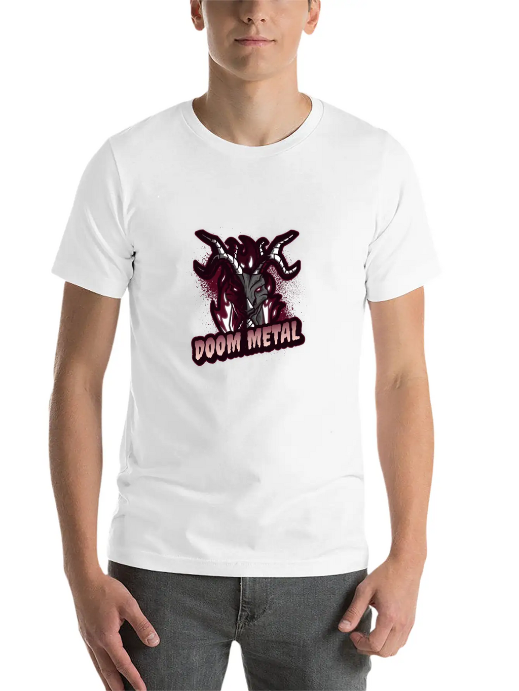 Doom Metal Classic Cotton Tee – Unisex Comfort For Any Season