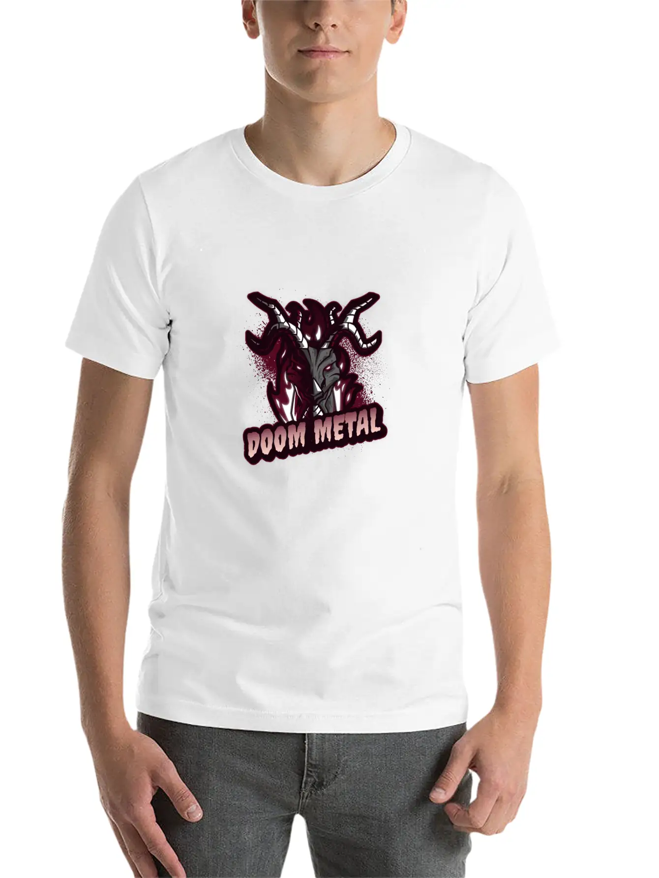Doom Metal Classic Cotton Tee – Unisex Comfort For Any Season