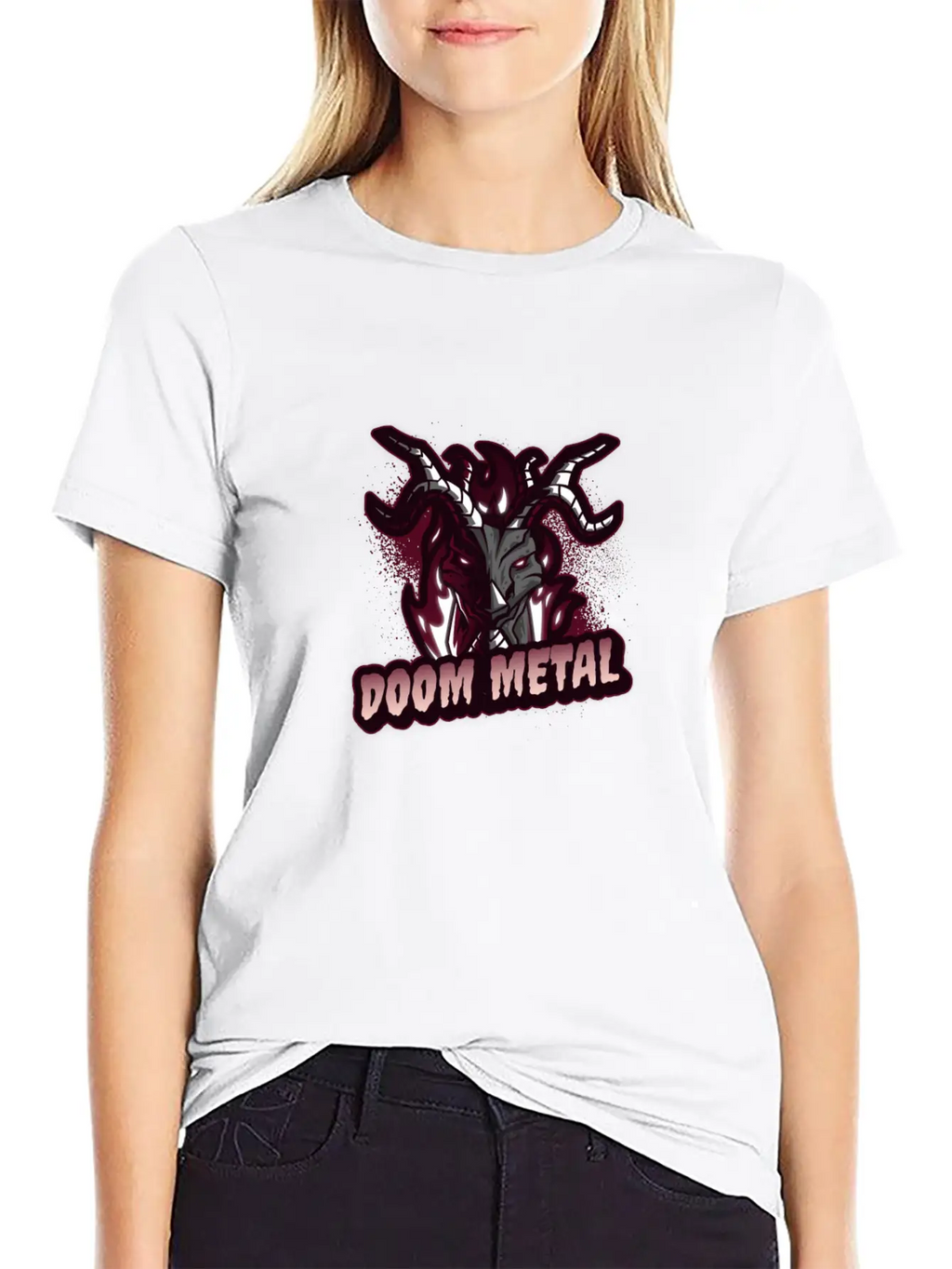 Doom Metal Classic Cotton Tee – Unisex Comfort For Any Season