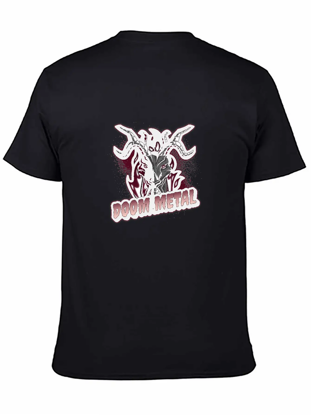 Doom Metal Classic Cotton Tee – Unisex Comfort For Any Season