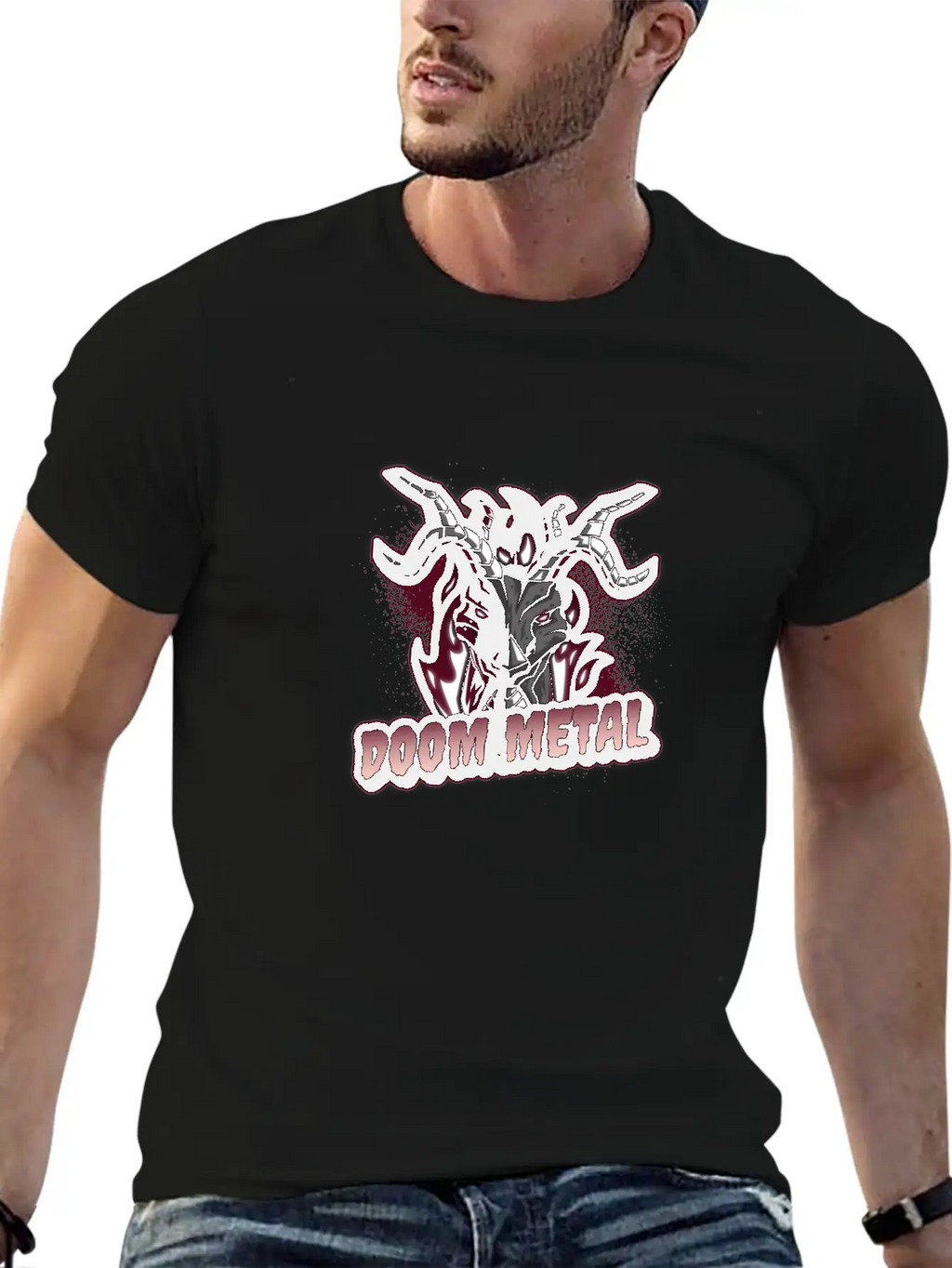 Doom Metal Classic Cotton Tee – Unisex Comfort For Any Season