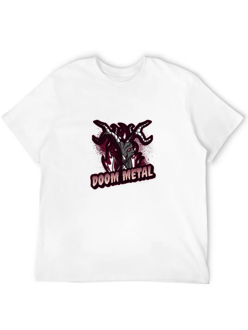 Doom Metal Classic Cotton Tee – Unisex Comfort For Any Season