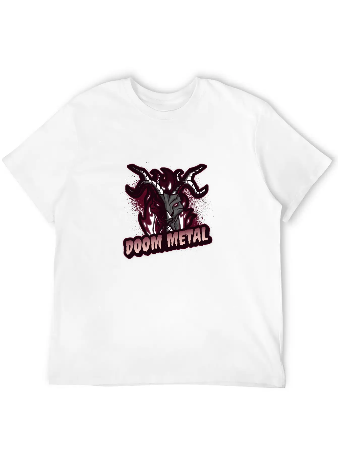 Doom Metal Classic Cotton Tee – Unisex Comfort For Any Season