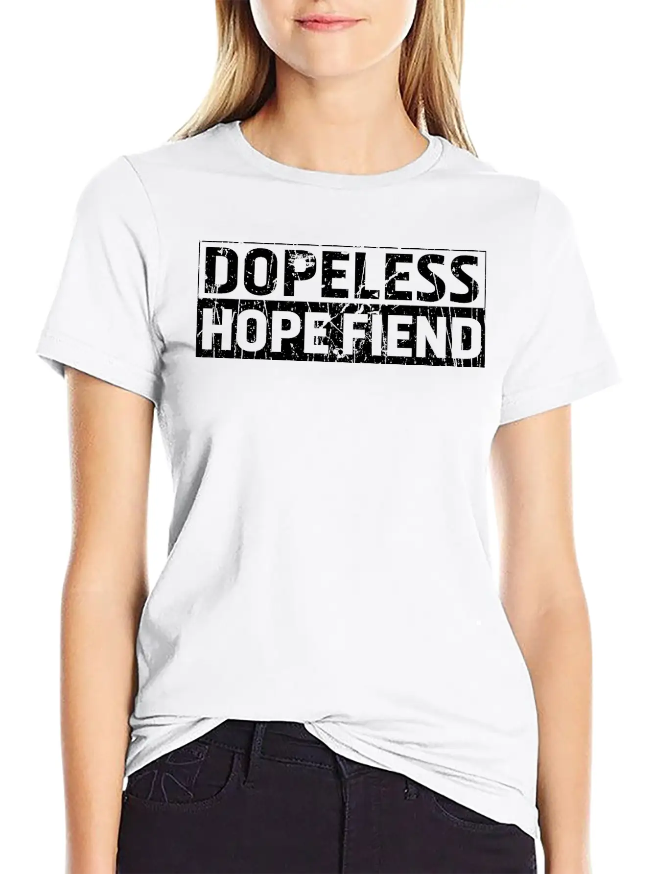 Dopeless Friend Addiction Recovery Relaxed Everyday Tee – Lightweight And Durable Cotton