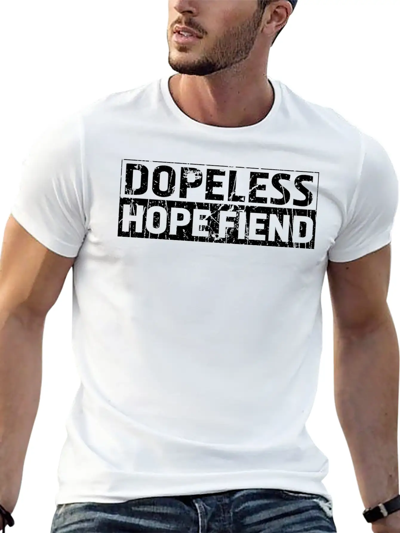 Dopeless Friend Addiction Recovery Relaxed Everyday Tee – Lightweight And Durable Cotton