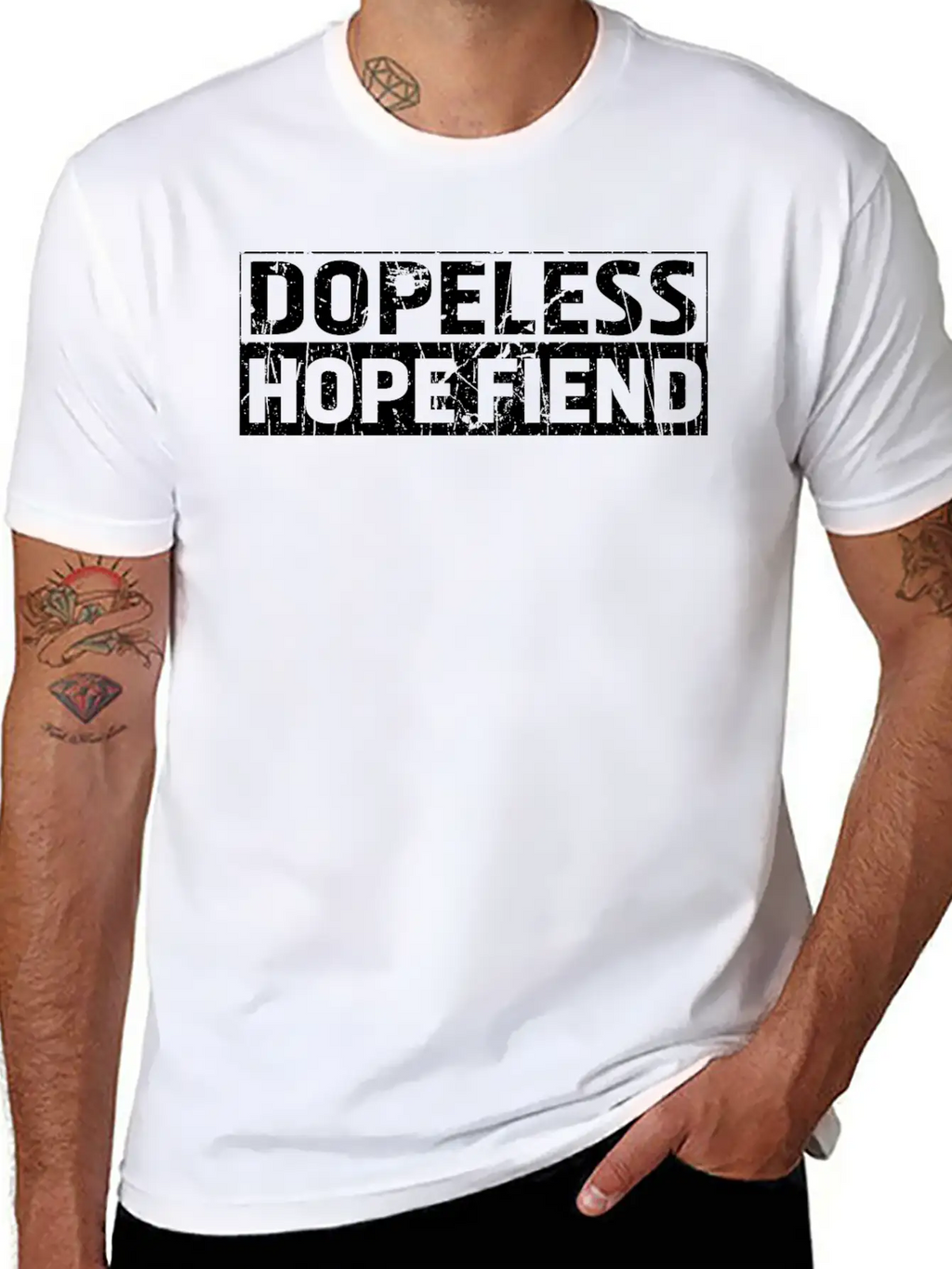 Dopeless Friend Addiction Recovery Relaxed Everyday Tee – Lightweight And Durable Cotton
