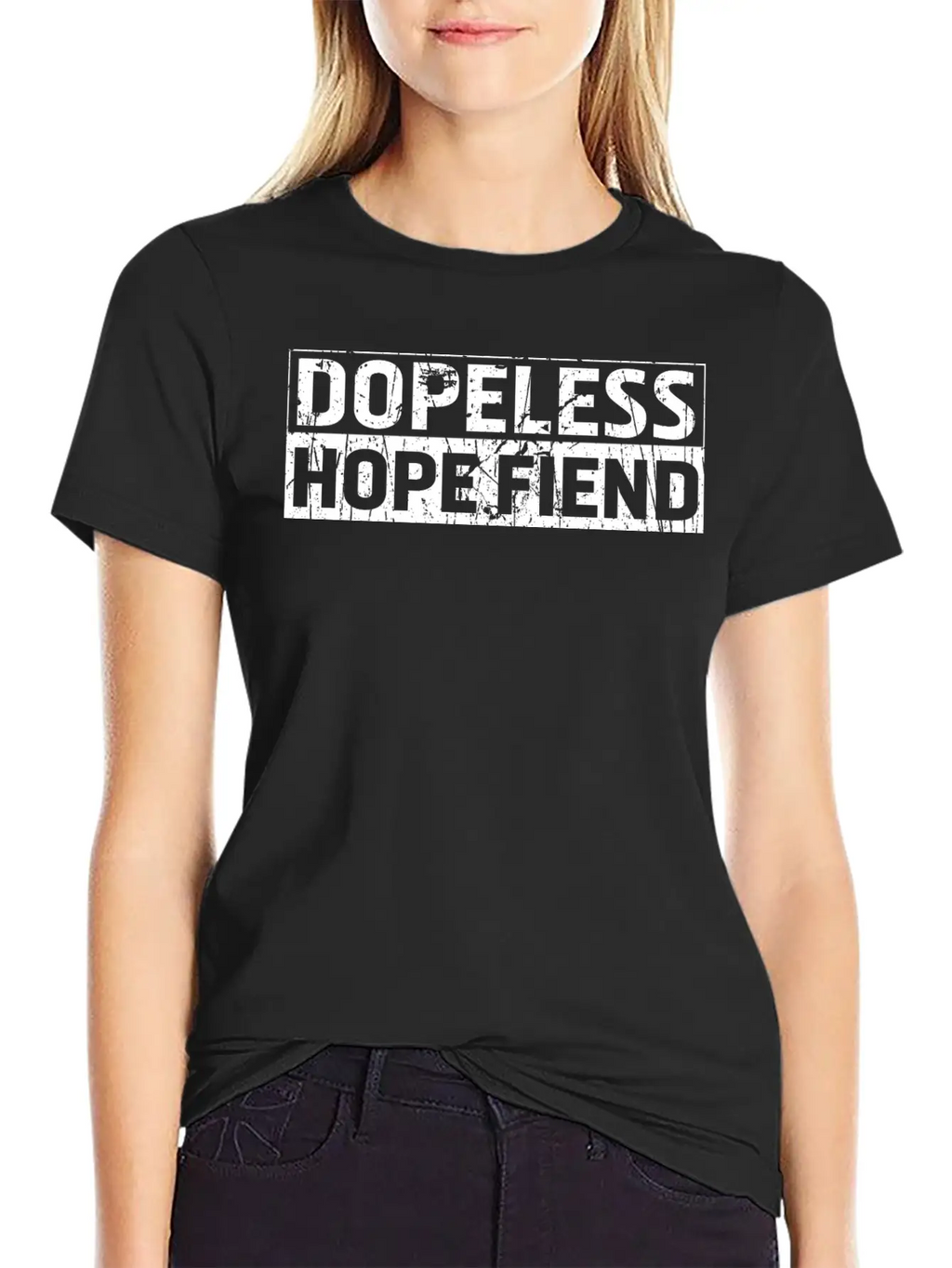 Dopeless Friend Addiction Recovery Relaxed Everyday Tee – Lightweight And Durable Cotton