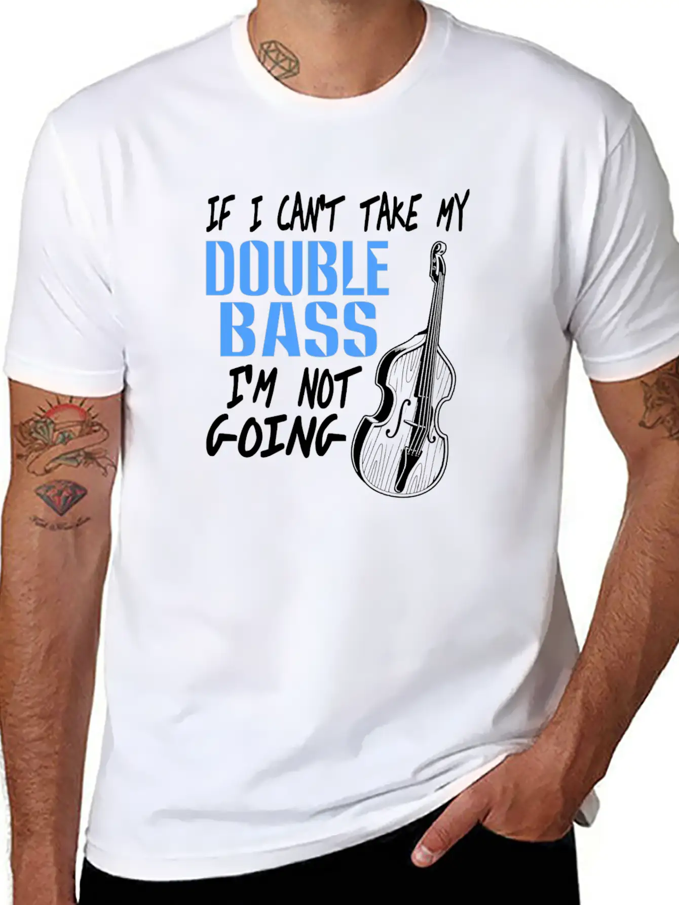 Double Bass Timeless Short Sleeve Tee – Comfy And Minimalist Design