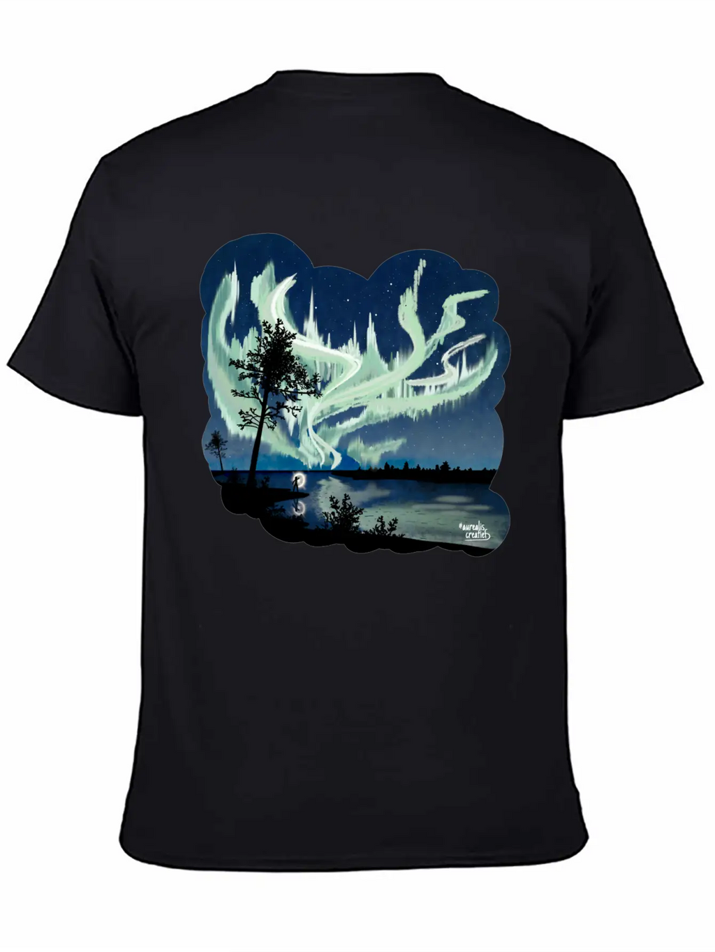 Double Northern Lights Classic Cotton Tee – Unisex Comfort For Any Season