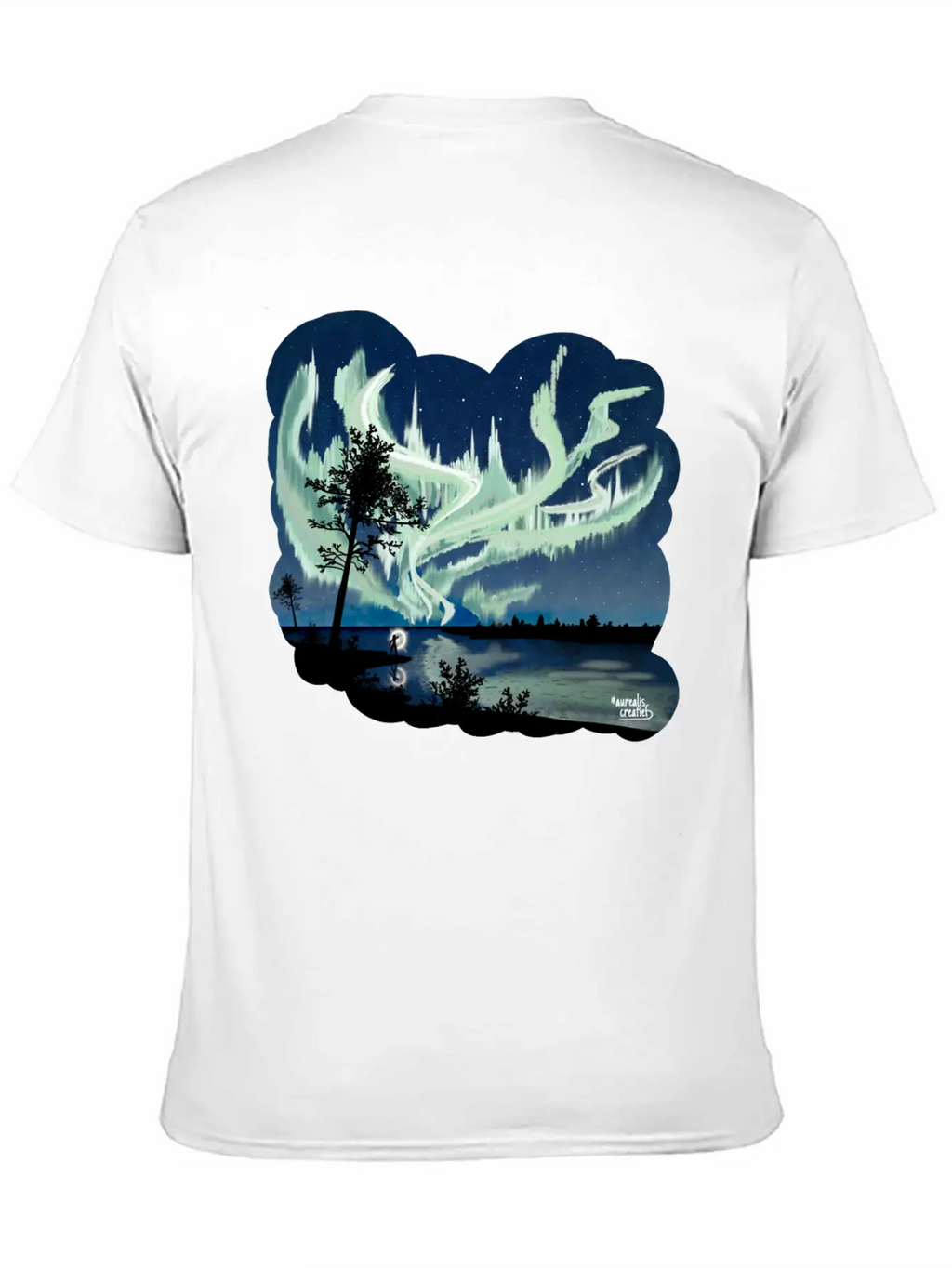 Double Northern Lights Classic Cotton Tee – Unisex Comfort For Any Season