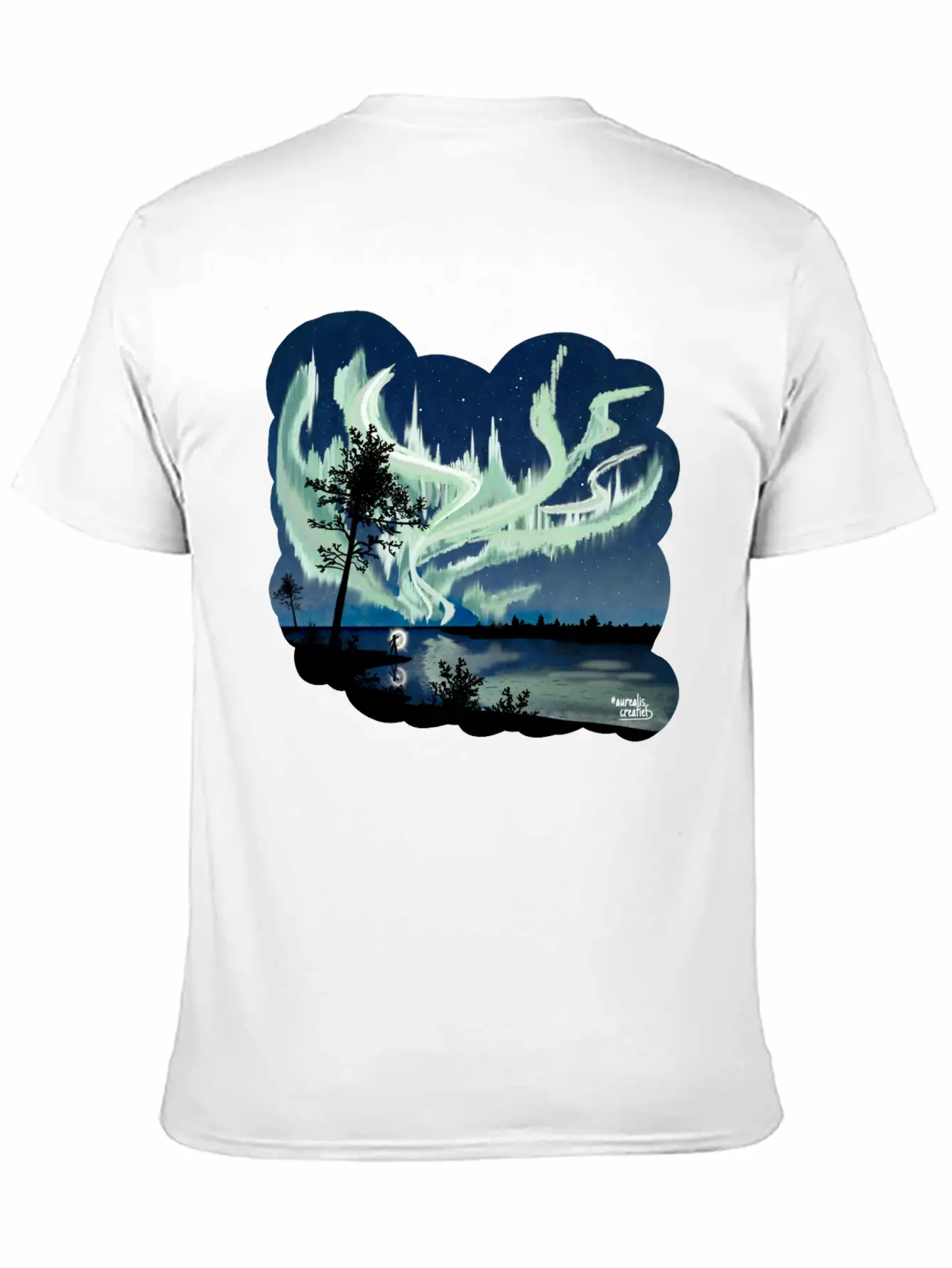 Double Northern Lights Classic Cotton Tee – Unisex Comfort For Any Season