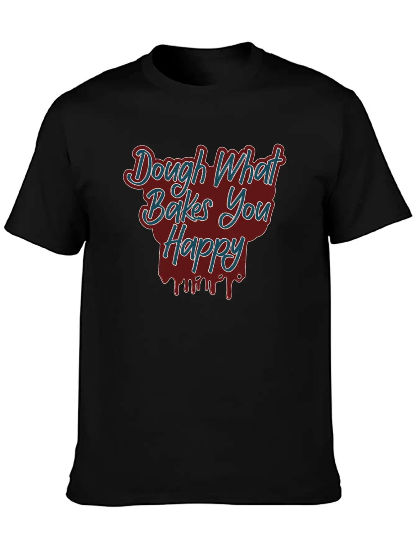 Dough What Bakes You Happy Women Baking Timeless Short Sleeve Tee – Comfy And Minimalist Design
