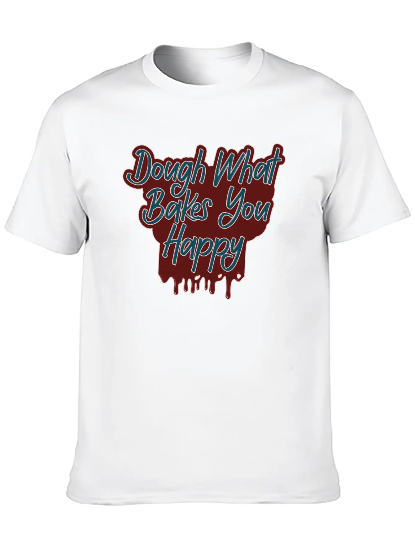 Dough What Bakes You Happy Women Baking Timeless Short Sleeve Tee – Comfy And Minimalist Design