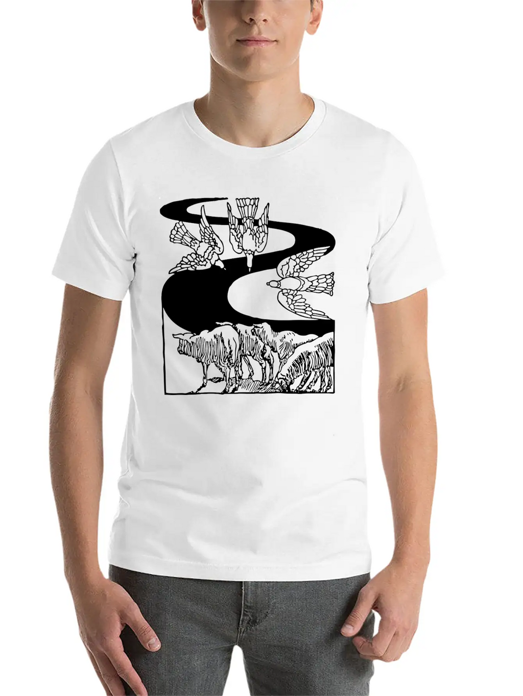 Dove37 Relaxed Everyday Tee – Lightweight And Durable Cotton