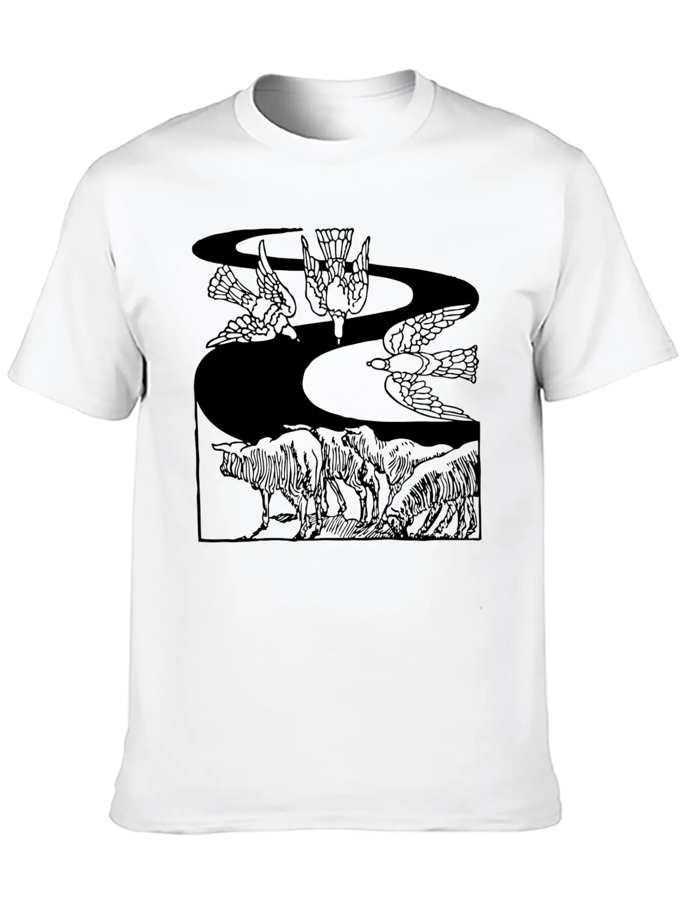 Dove37 Relaxed Everyday Tee – Lightweight And Durable Cotton