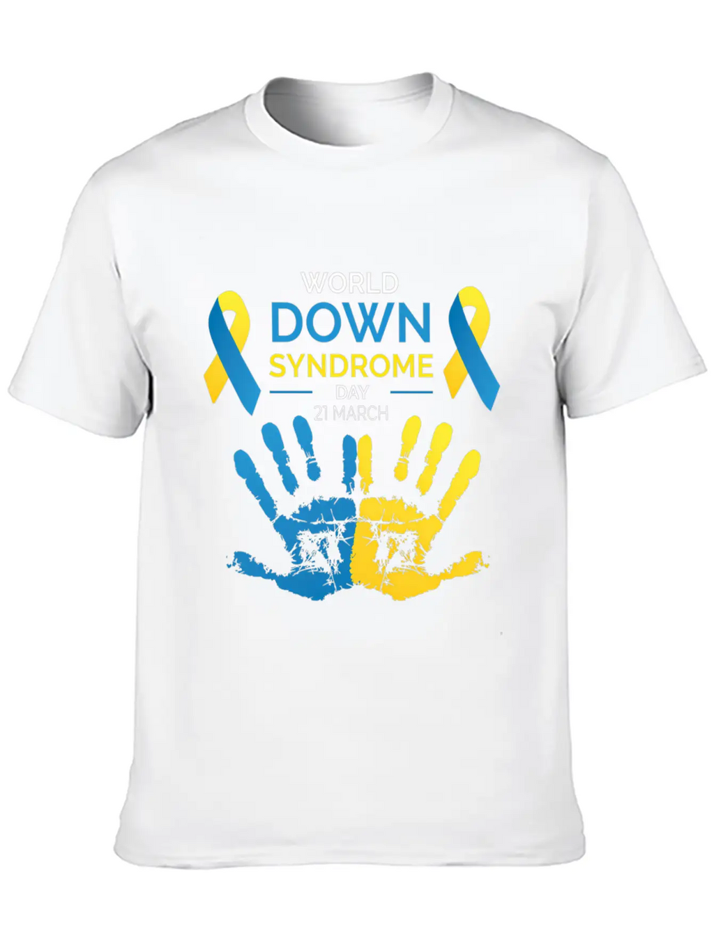 Down Syndrome Awareness Great World Down Syndrome Basic Graphic T-Shirt – Daily Comfort In Soft Cotton