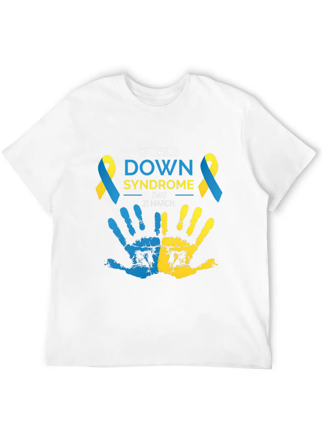 Down Syndrome Awareness Great World Down Syndrome Basic Graphic T-Shirt – Daily Comfort In Soft Cotton