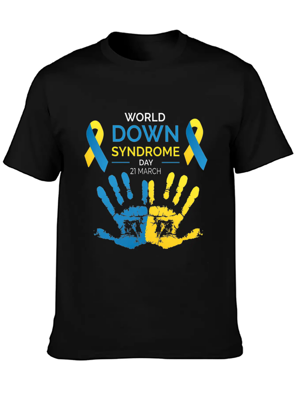 Down Syndrome Awareness Great World Down Syndrome Basic Graphic T-Shirt – Daily Comfort In Soft Cotton