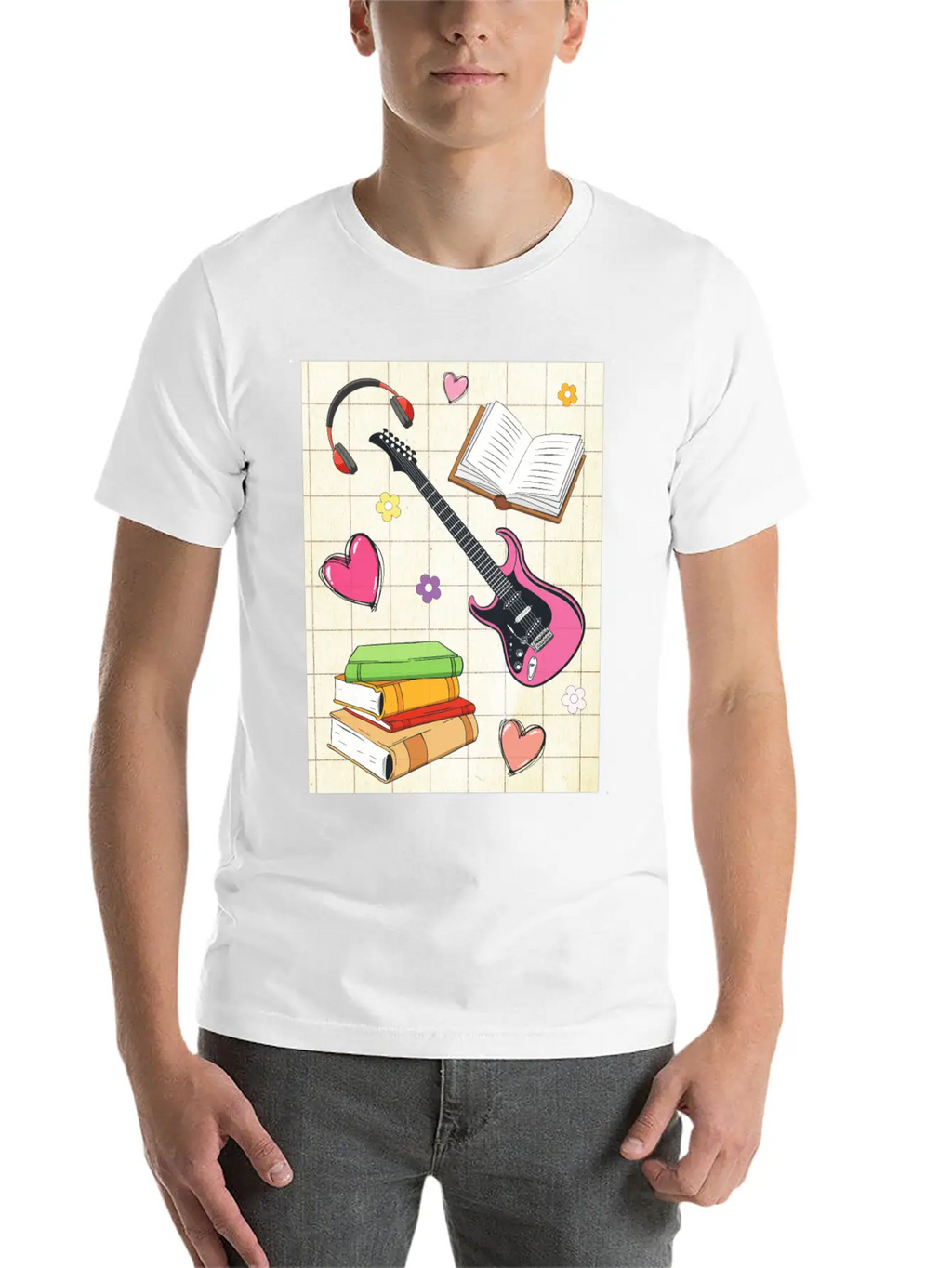 Downtown Girl Aesthetic Pattern Coquette Aesthetic Breathable Soft Cotton T-Shirt – Timeless Casual Look