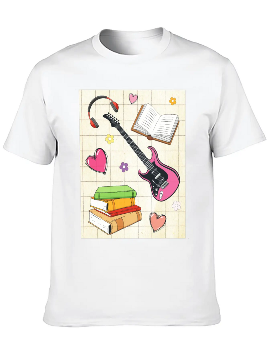 Downtown Girl Aesthetic Pattern Coquette Aesthetic Breathable Soft Cotton T-Shirt – Timeless Casual Look