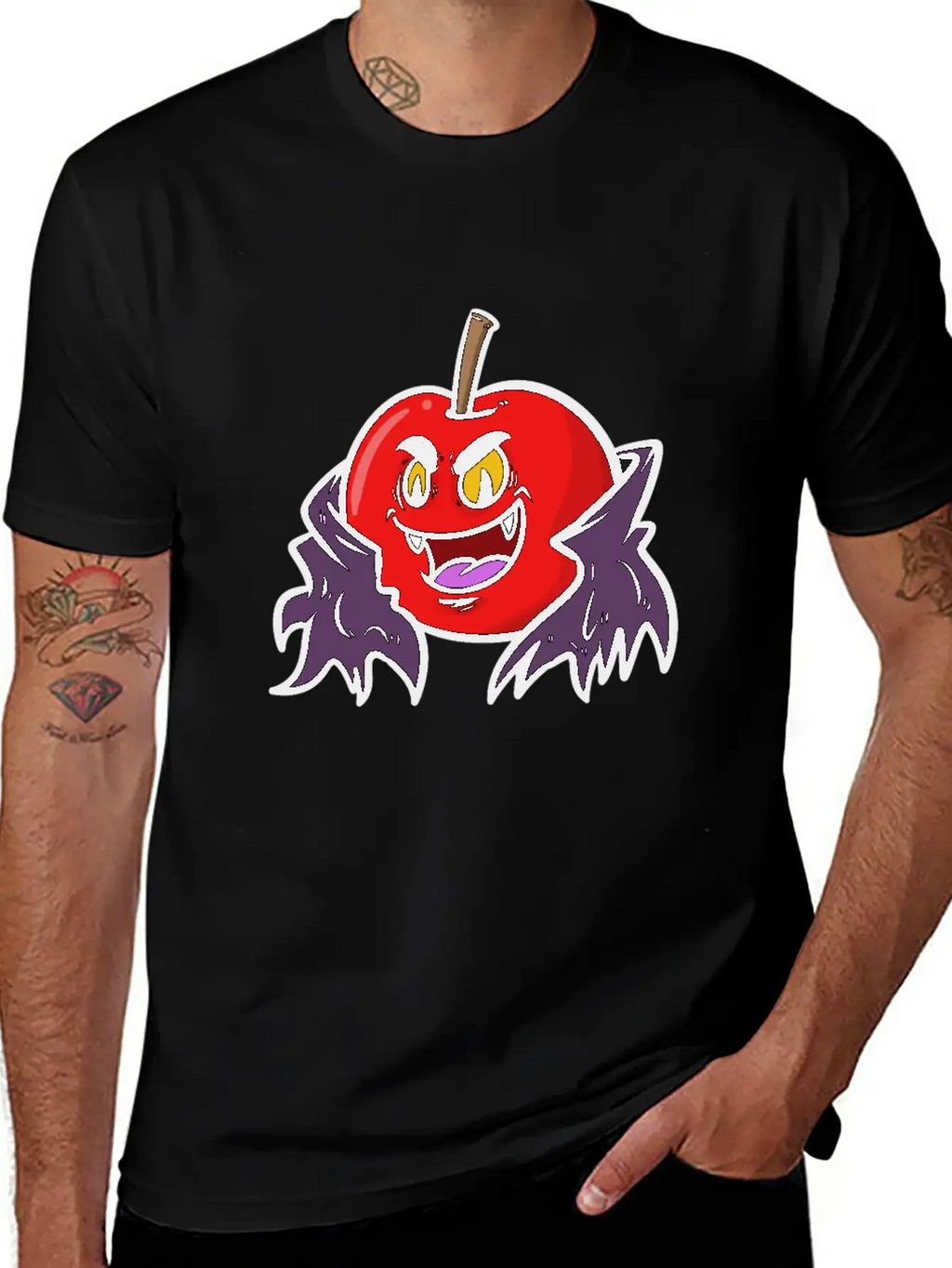 Dracula Cherry Vampire Classic Cotton Tee – Unisex Comfort For Any Season