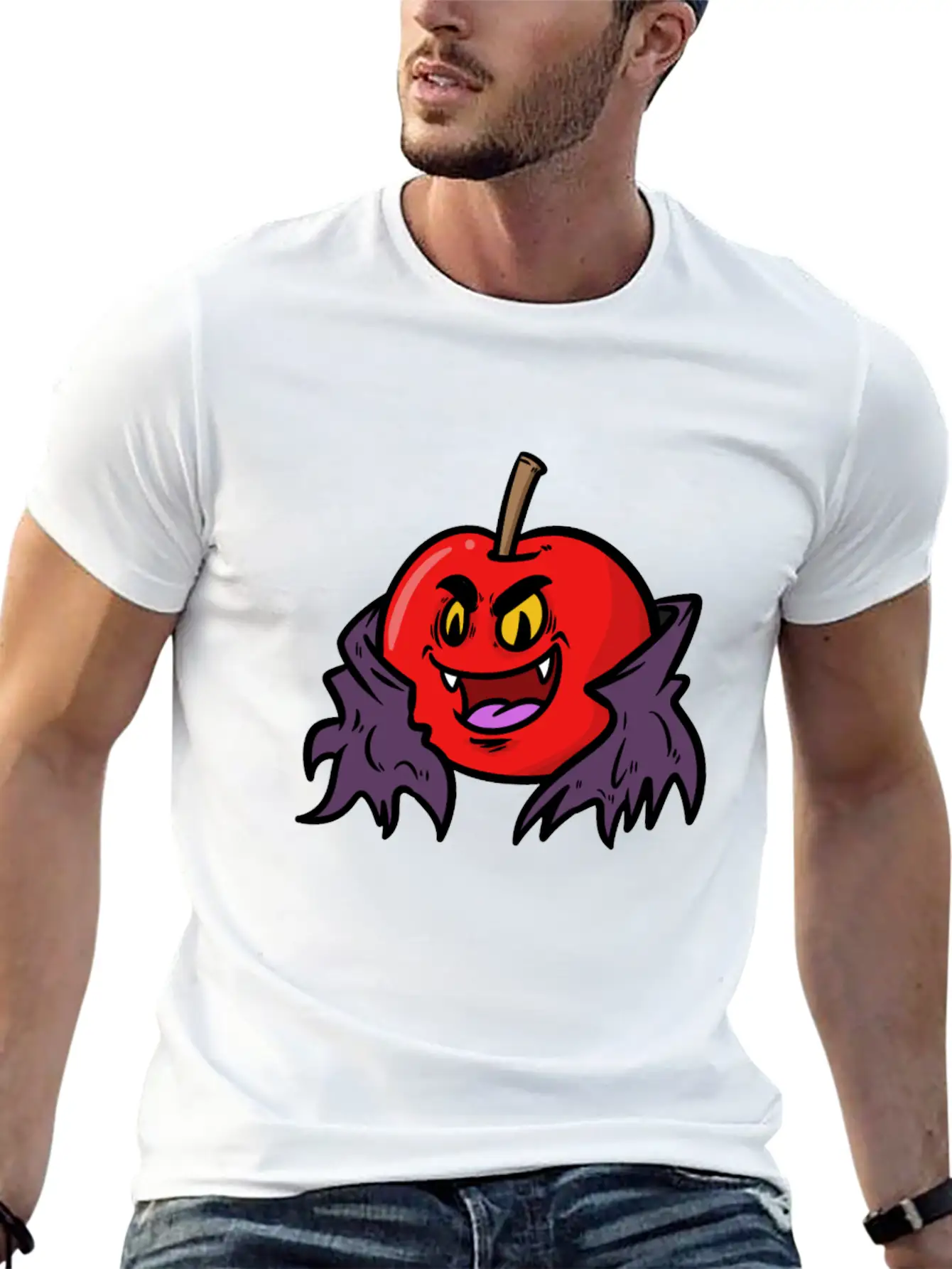 Dracula Cherry Vampire Classic Cotton Tee – Unisex Comfort For Any Season
