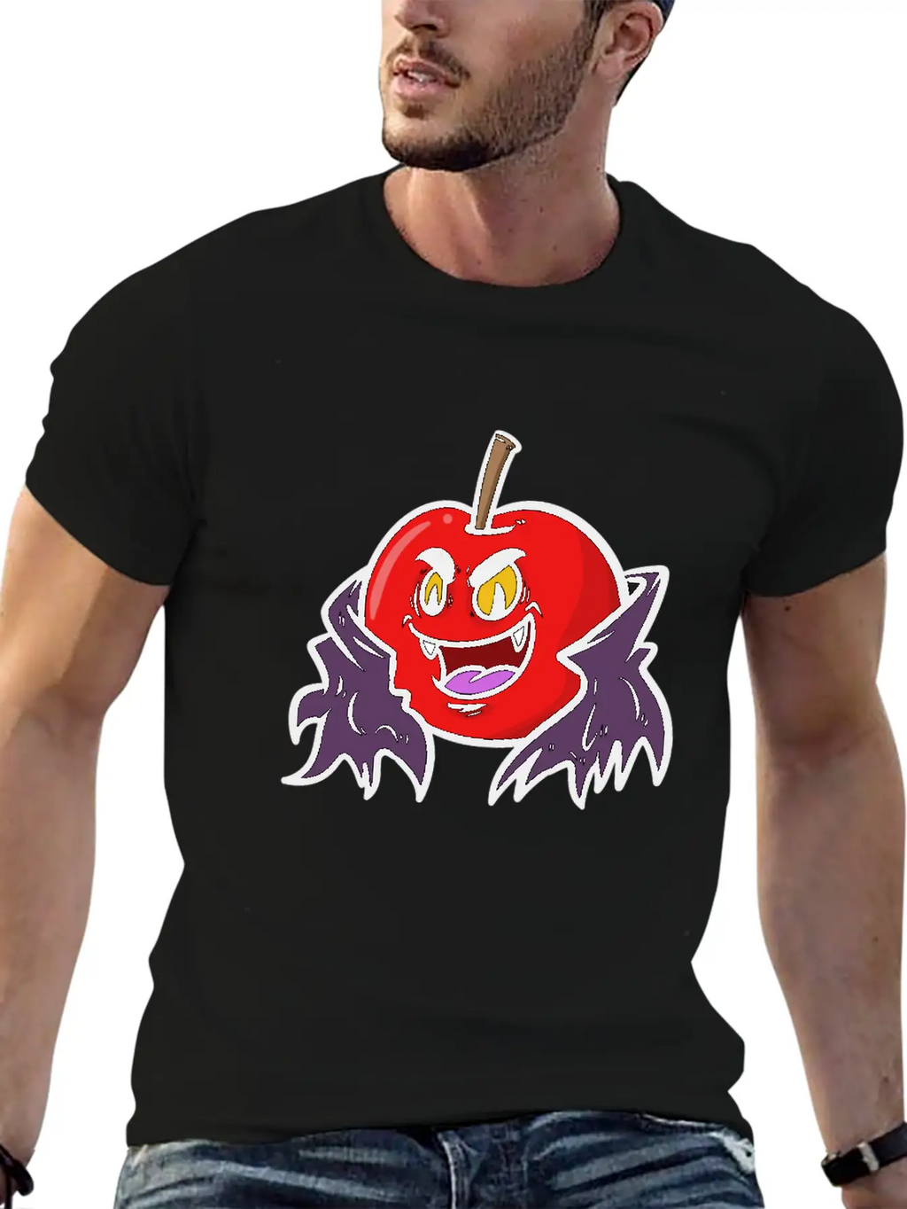 Dracula Cherry Vampire Classic Cotton Tee – Unisex Comfort For Any Season
