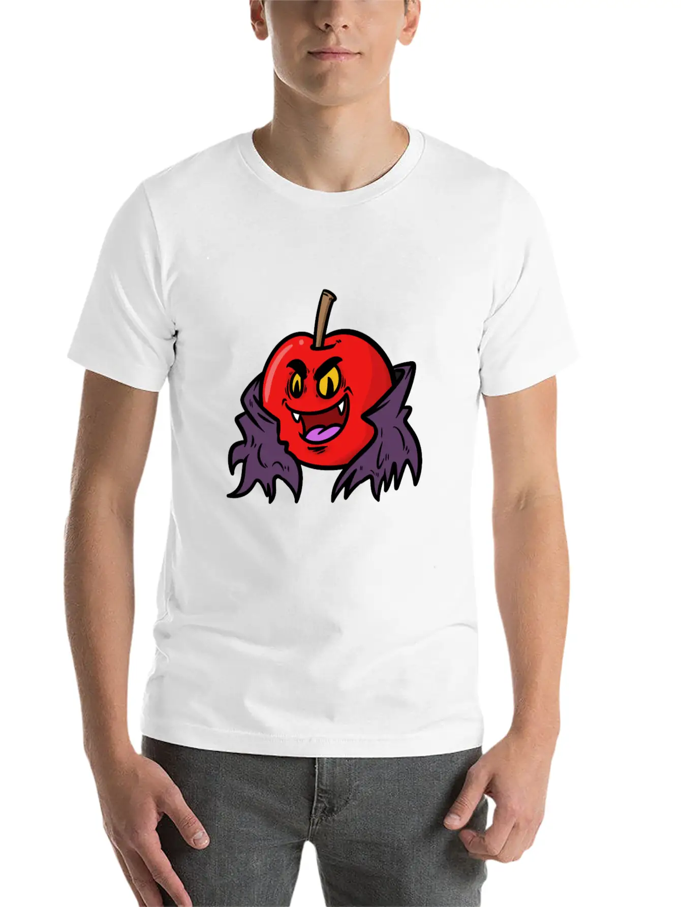 Dracula Cherry Vampire Classic Cotton Tee – Unisex Comfort For Any Season