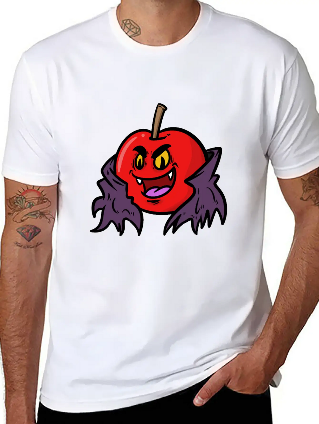 Dracula Cherry Vampire Classic Cotton Tee – Unisex Comfort For Any Season