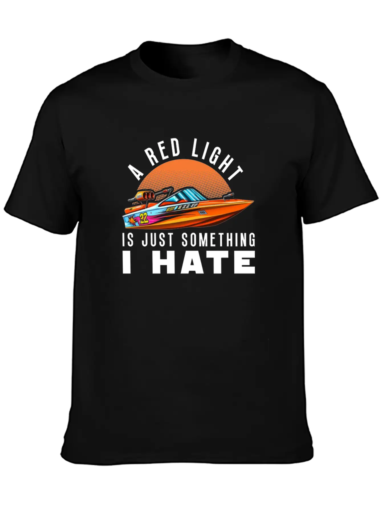 Drag Boat Racing Racer Speed Boat Driver Modern Fit Casual T-Shirt – Clean And Versatile Design