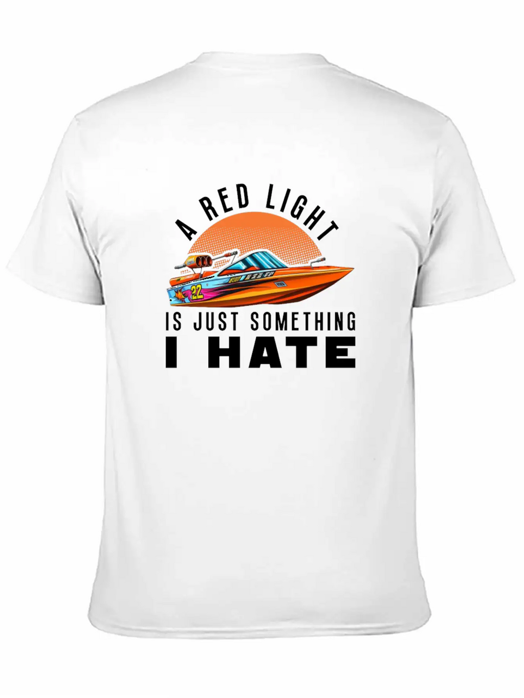 Drag Boat Racing Racer Speed Boat Driver Modern Fit Casual T-Shirt – Clean And Versatile Design