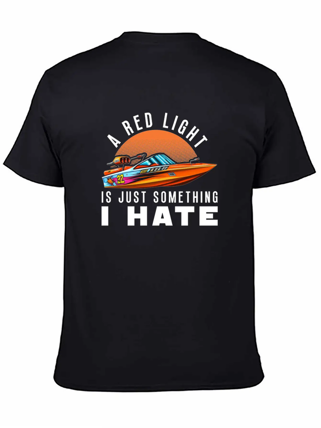 Drag Boat Racing Racer Speed Boat Driver Modern Fit Casual T-Shirt – Clean And Versatile Design