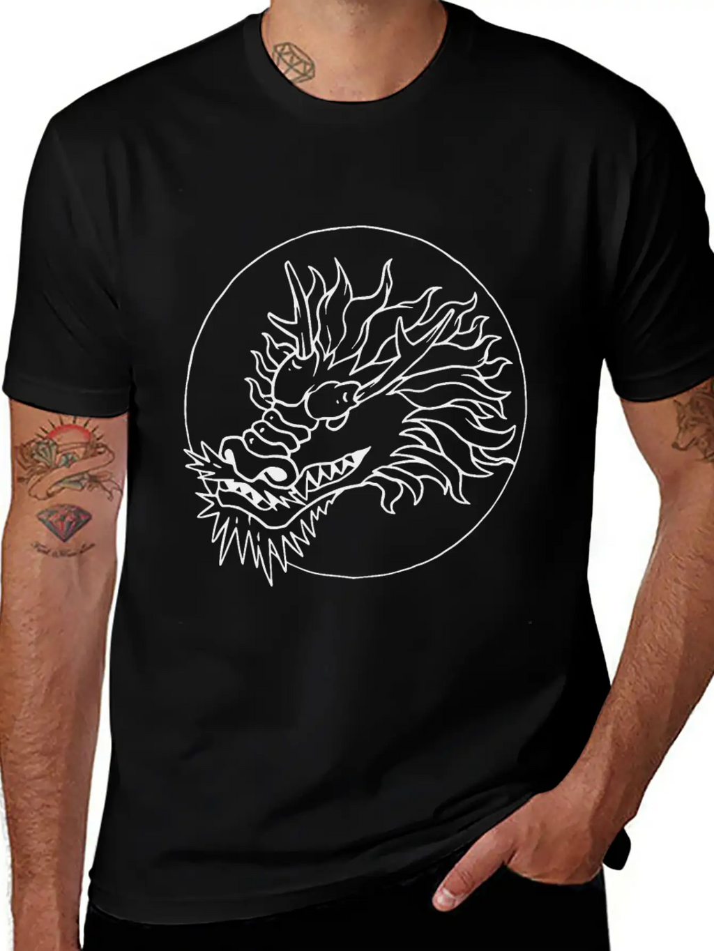 Dragon Basic Graphic T-Shirt – Daily Comfort In Soft Cotton