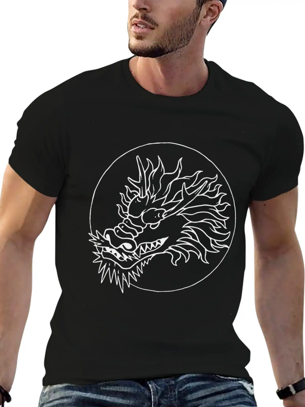 Dragon Basic Graphic T-Shirt – Daily Comfort In Soft Cotton