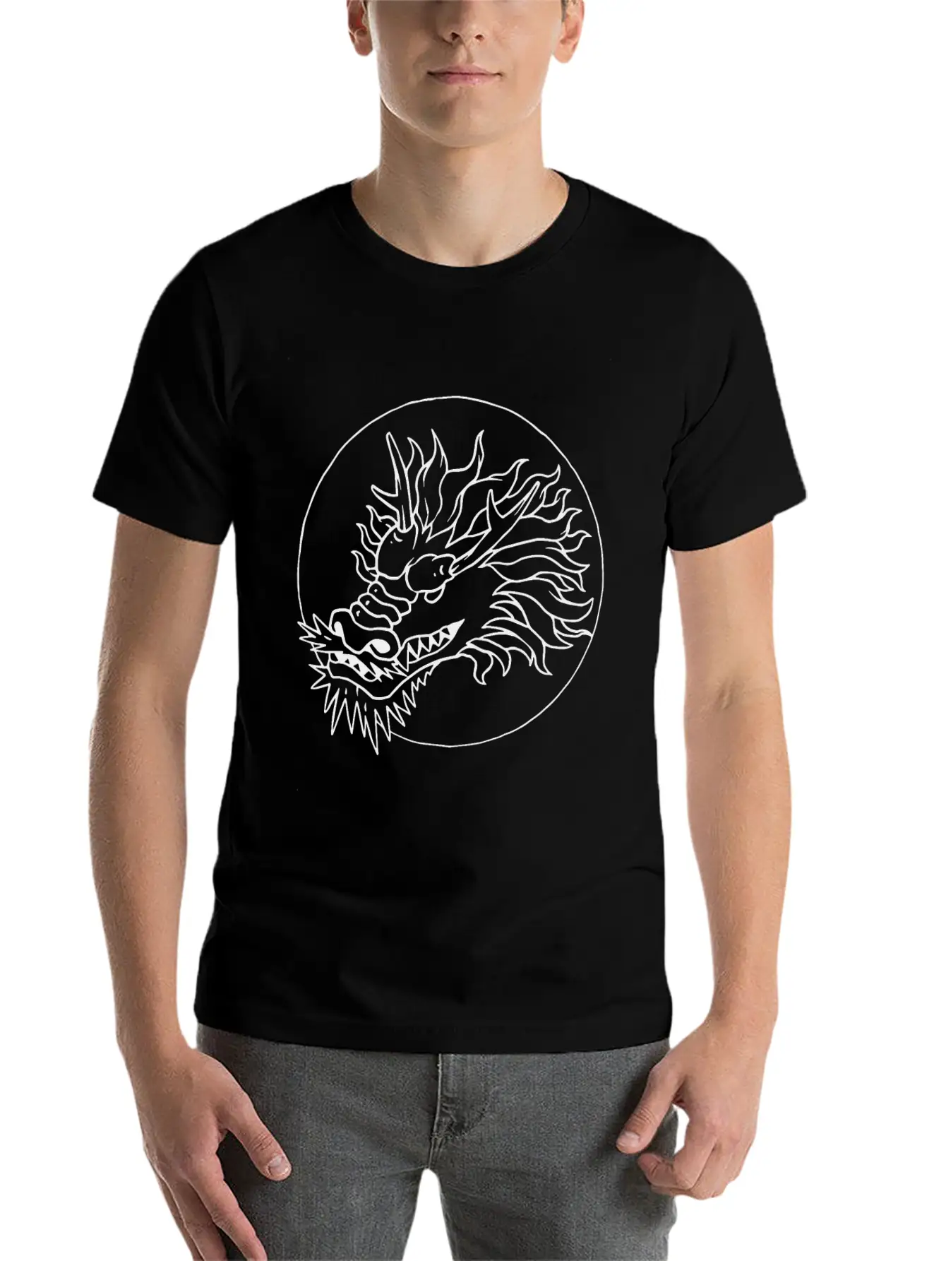 Dragon Basic Graphic T-Shirt – Daily Comfort In Soft Cotton