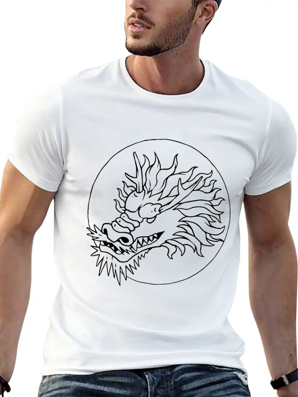 Dragon Basic Graphic T-Shirt – Daily Comfort In Soft Cotton