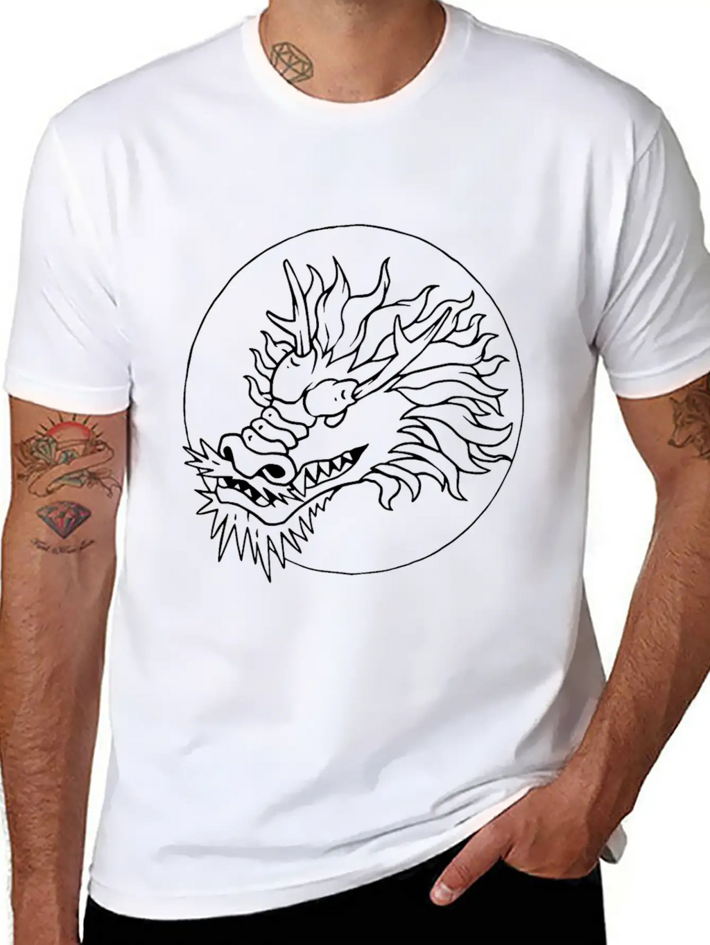 Dragon Basic Graphic T-Shirt – Daily Comfort In Soft Cotton