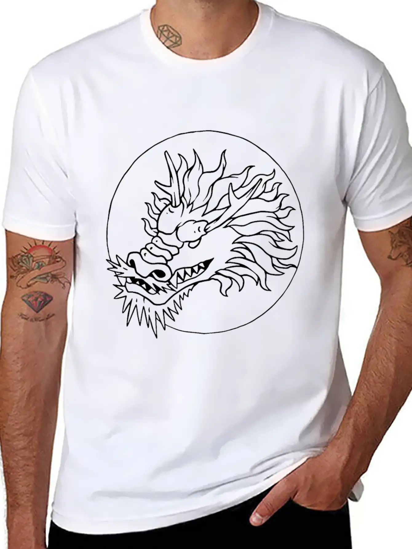 Dragon Basic Graphic T-Shirt – Daily Comfort In Soft Cotton